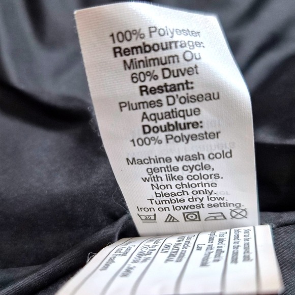 J. Crew Quilted Puffer Vest Black White Herringbone Zip Pockets‎ Women's Small - Picture 4 of 7